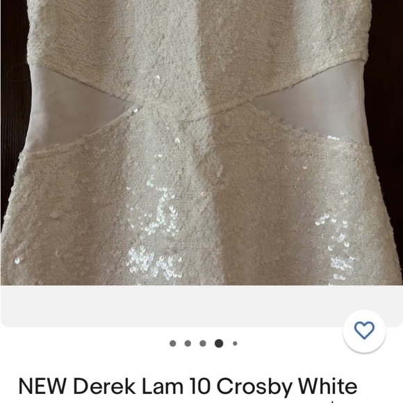 DEREK lam serenity sequin dress 10 - Picture 7 of 8